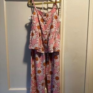H&M Floral pant suit